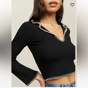 Reformation Nolan Knit Top